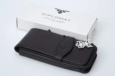 Diplomat Flower 4 pen leather case