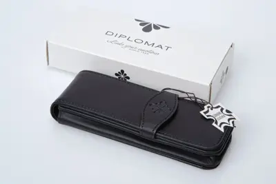 Diplomat Flower 3 pen leather case
