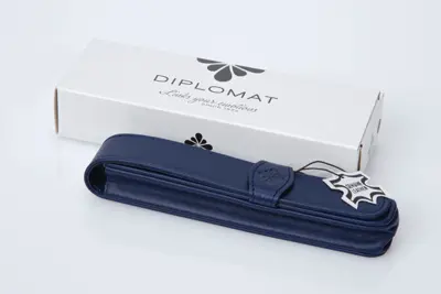 Leather case Diplomat Flower 1 pen