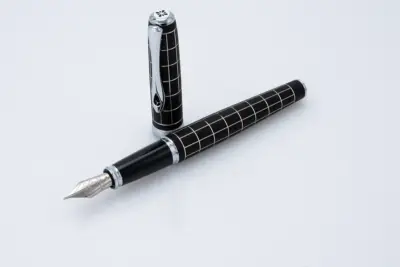 Excellence A+ Rhomb guilloche lapis fountain pen