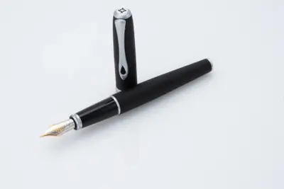 Excellence A2 lapis chrome 14 carat fountain pen