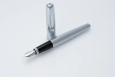 Excellence A2 chrome-engraved fountain pen