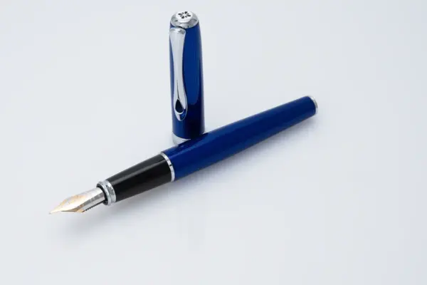 Füllfederhalter Excellence A2 guillochiert verchromt 14 ct