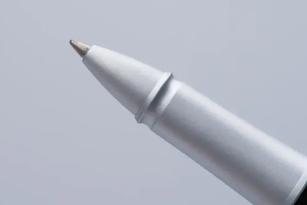 Schreibblock Aero silver matt