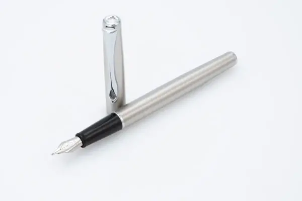 Traveller chrome steel fountain pen